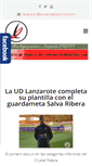 Mobile Screenshot of lanzarotedeportiva.com